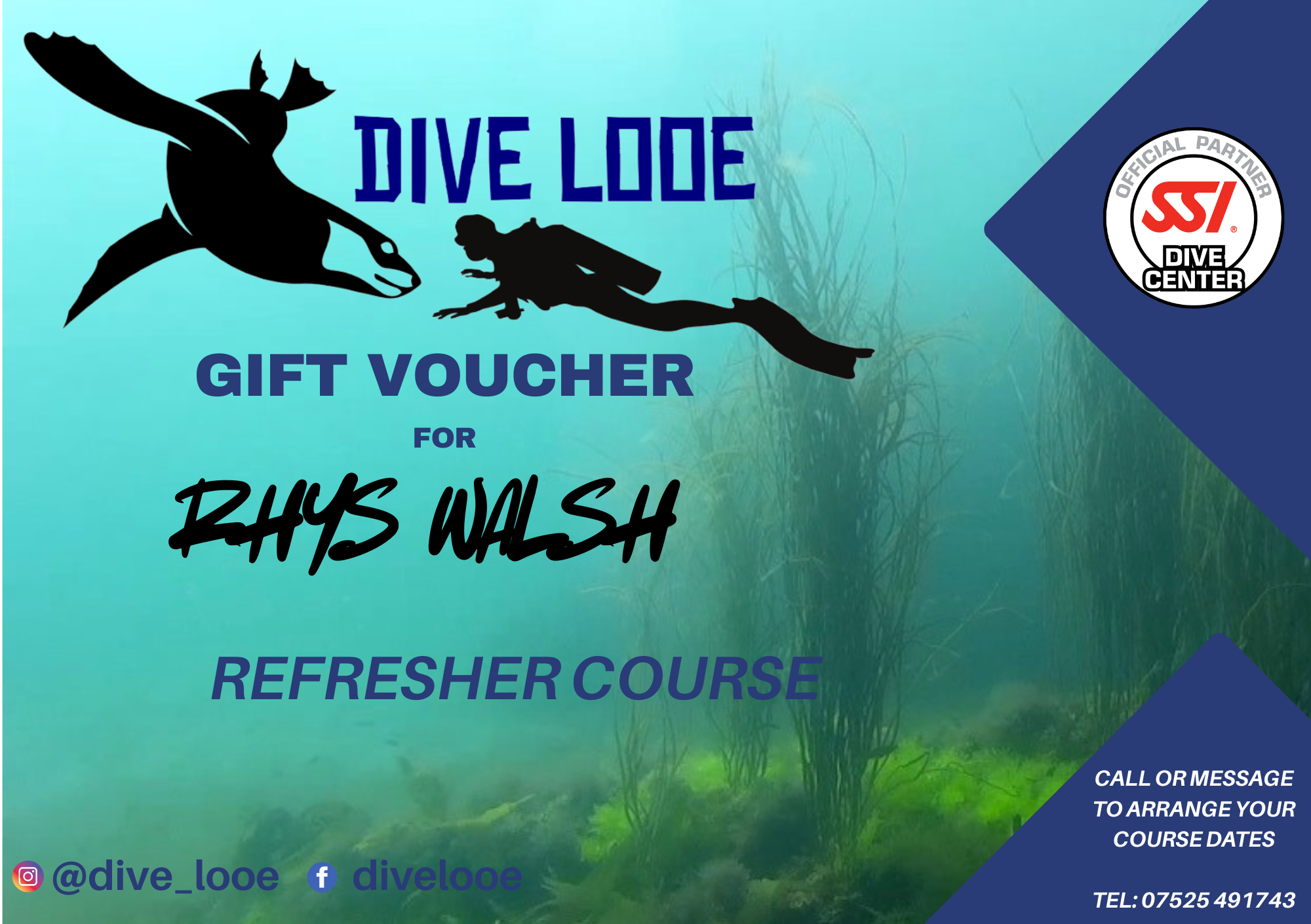 Dive Looe Gift Card