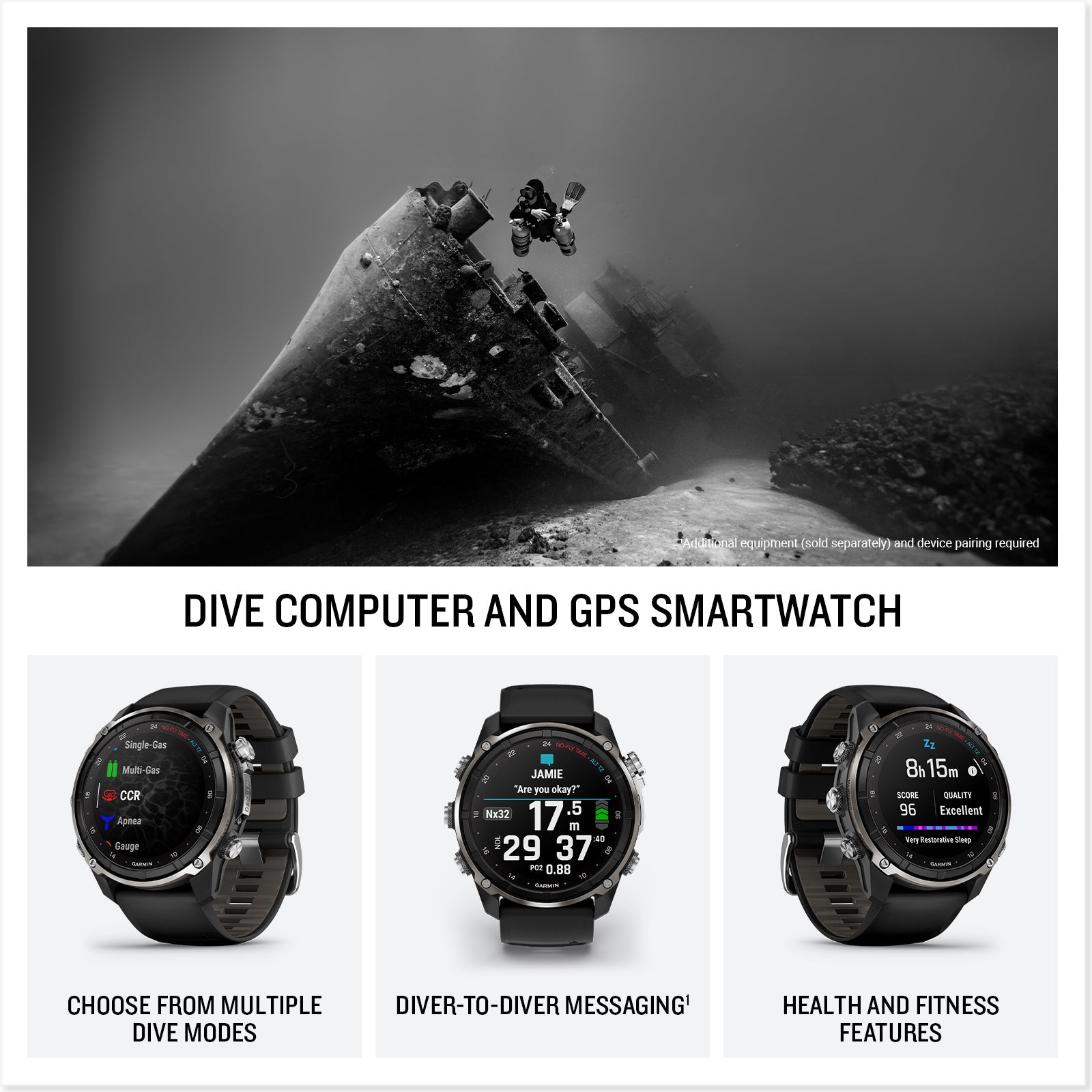 GARMIN DESCENT MK3i (51mm or 43mm)